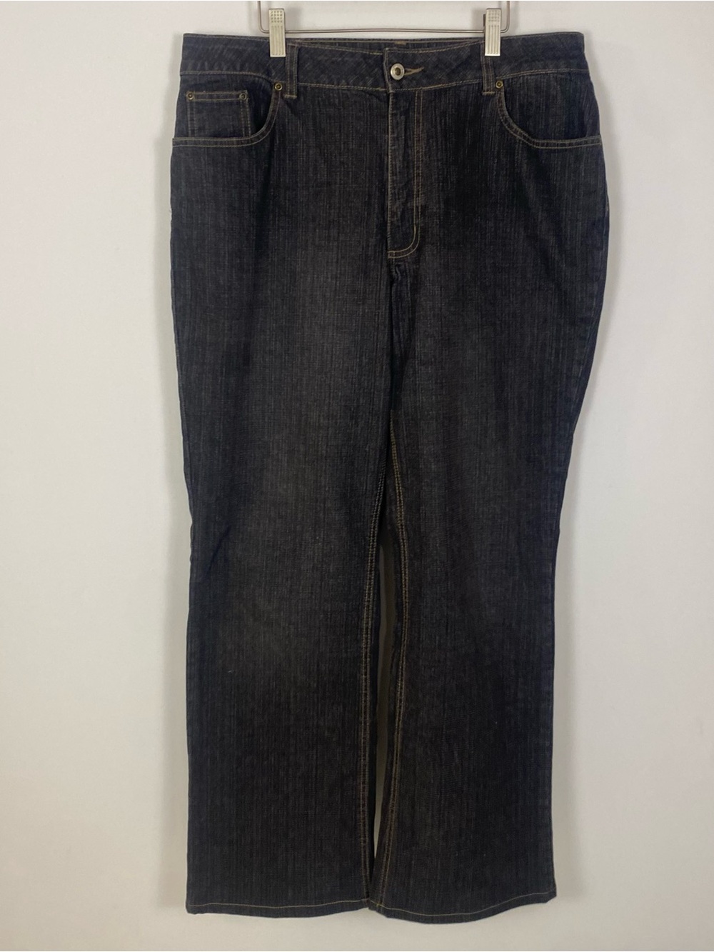 Coldwater Creek Natural Waist Bootcut Stretch Denim Jeans Size 16